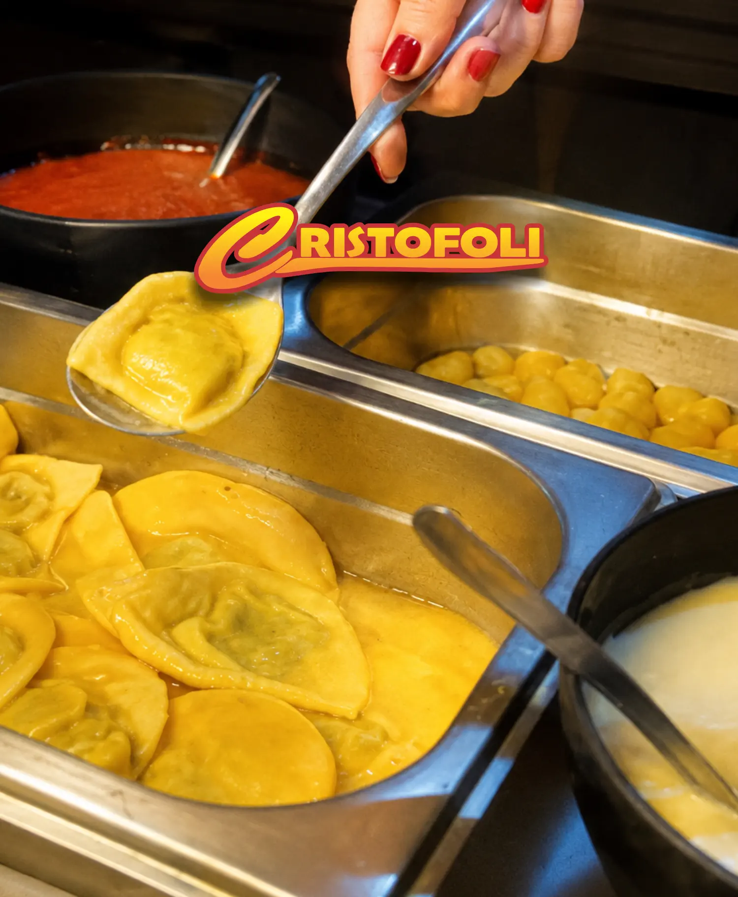 Tortéi no rodízio da Galeteria Cristofoli
